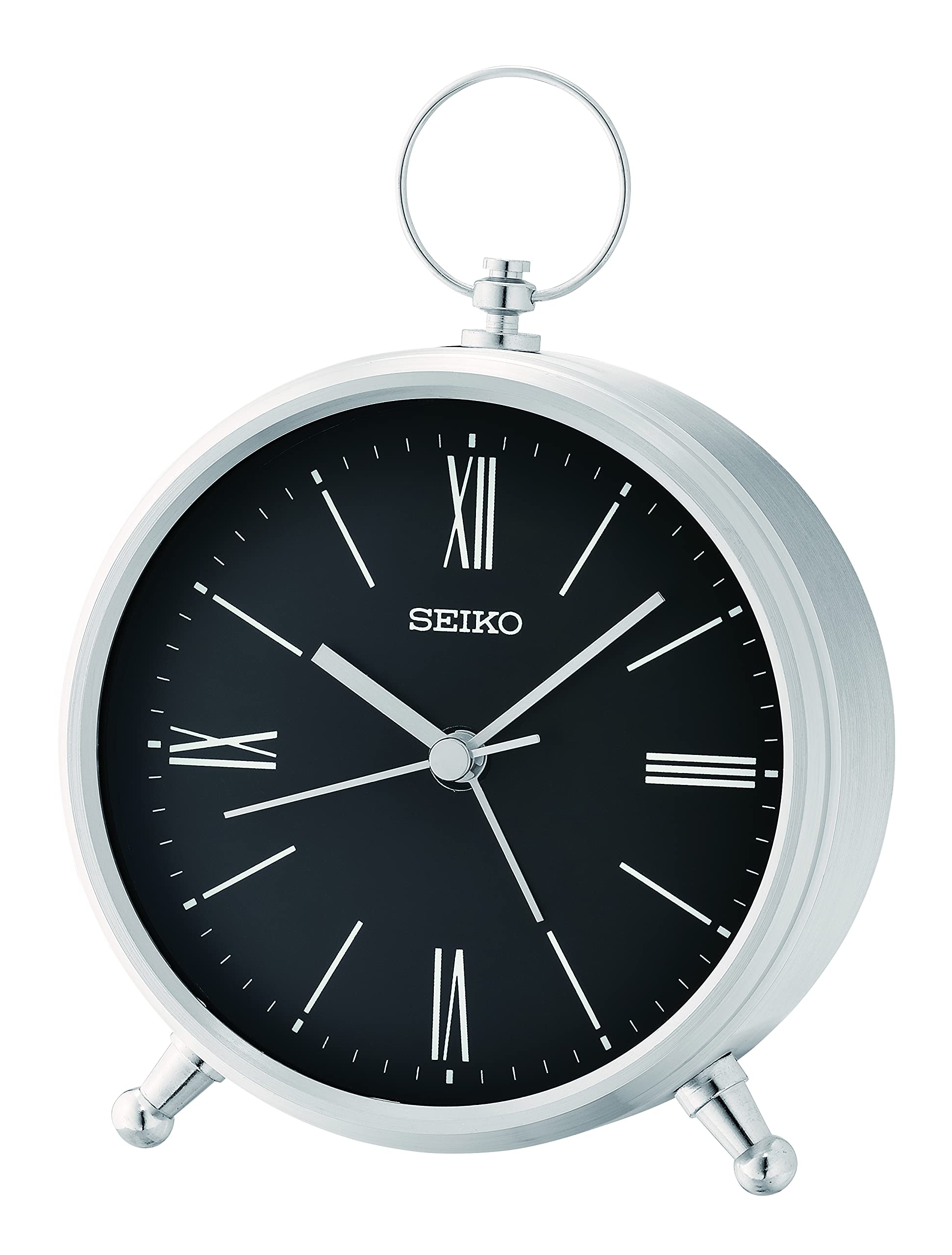 Foto 2 pulgar | Reloj Despertador Seiko Ming Estilo Reloj De Bolsillo Negro Junto A La Cama - Venta Internacional.