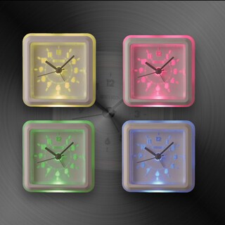 Foto 6 | Despertador Seiko Blanco con Iluminación de Gradación - Venta Internacional