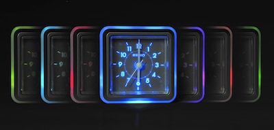 Foto 7 | Despertador Seiko Blanco con Iluminación de Gradación - Venta Internacional