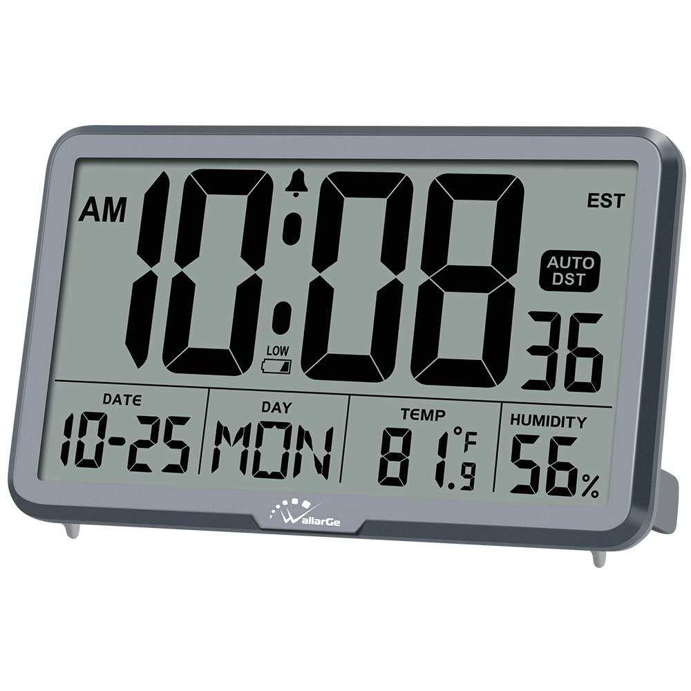 Foto 2 pulgar | Reloj de Pared Digital Wallarge Cl6002 con Temperatura y Humedad - Venta Internacional