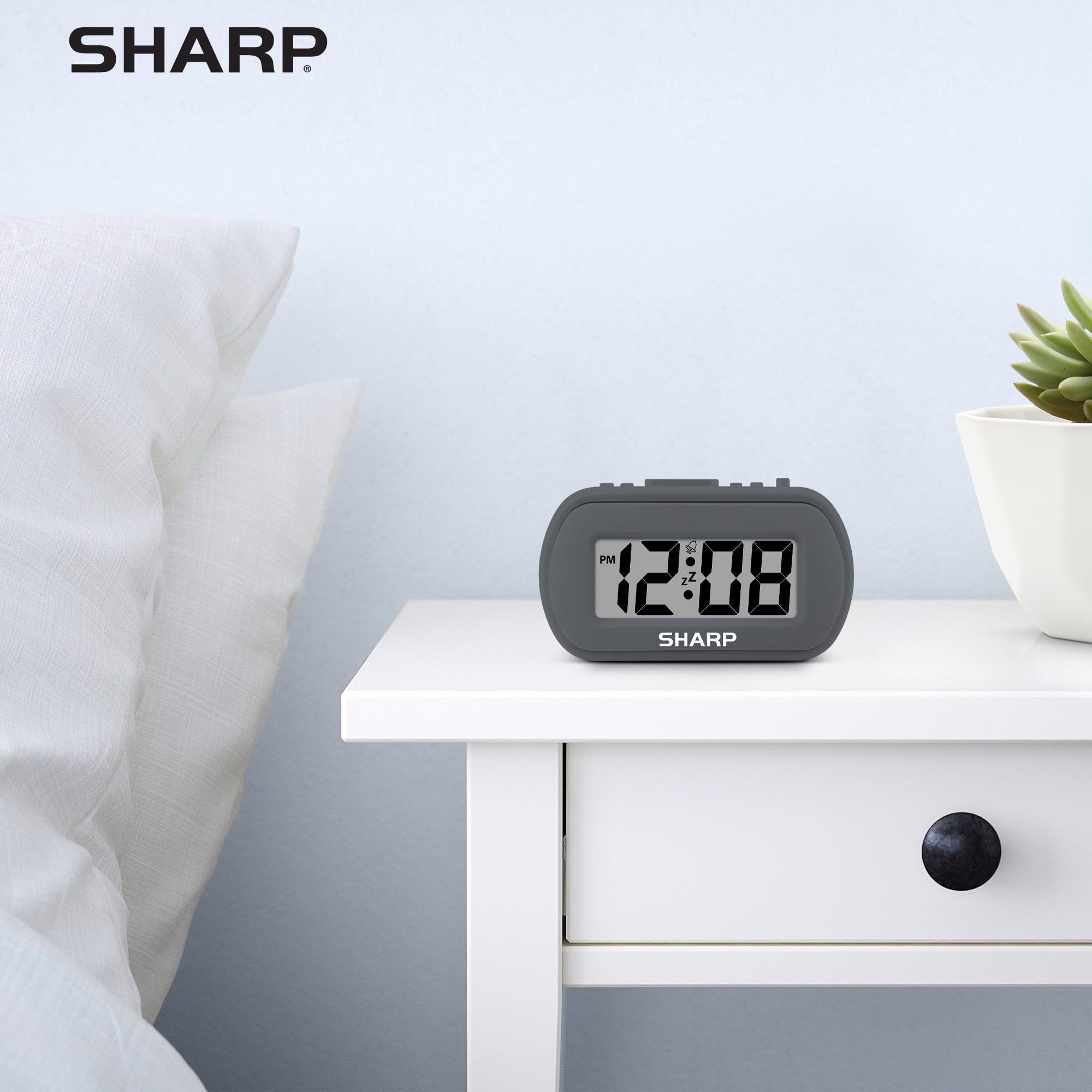 Foto 7 | Reloj Despertador Sharp Spc483camz De Plástico Táctil Con Retroiluminación Azul - Venta Internacional.