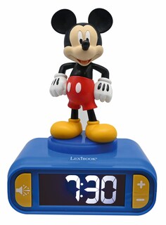 Foto 1 | Reloj Despertador Con Luz Nocturna Lexibook Disney Mickey Rl800mch - Venta Internacional.