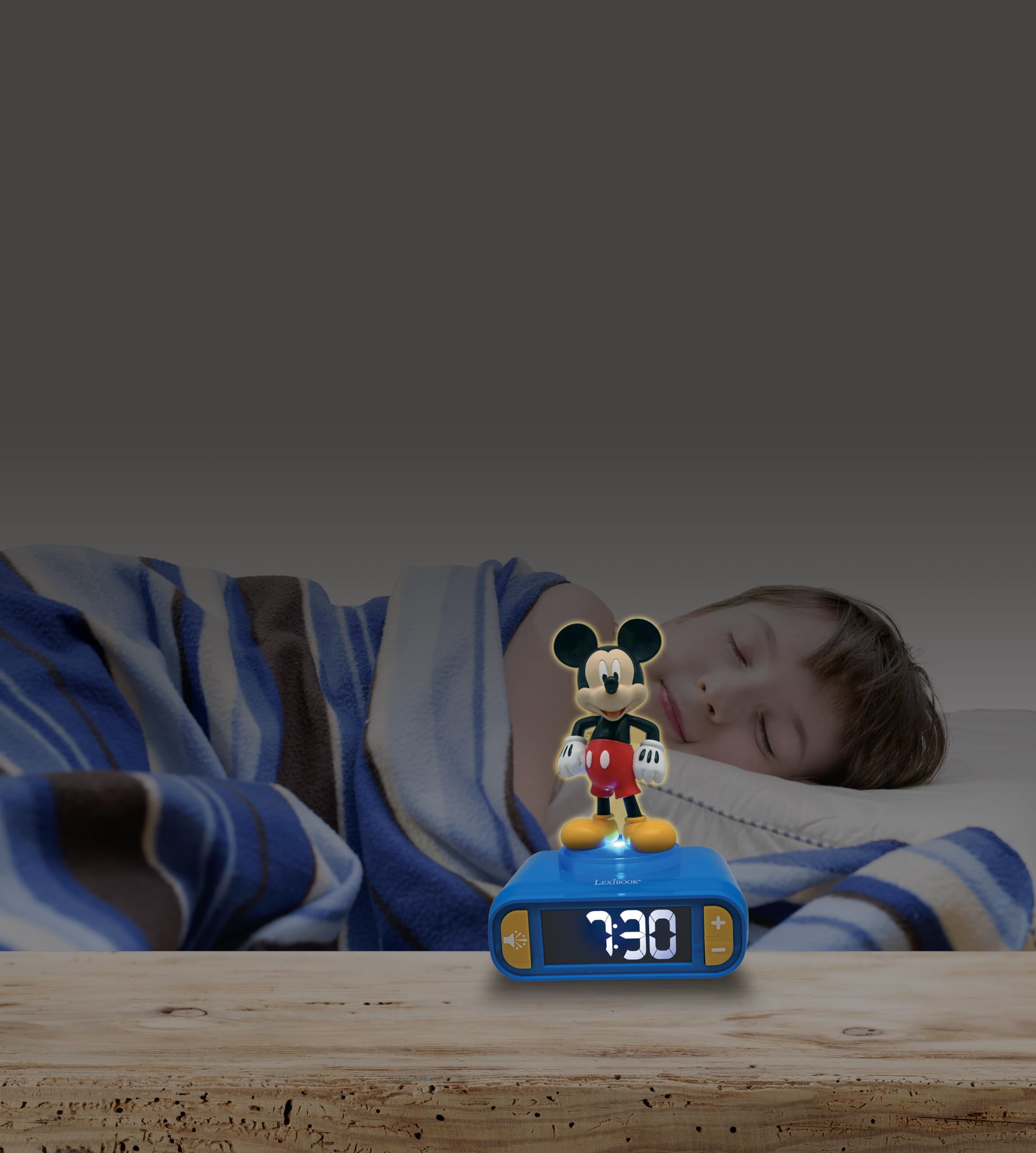 Foto 6 pulgar | Reloj Despertador Con Luz Nocturna Lexibook Disney Mickey Rl800mch - Venta Internacional.