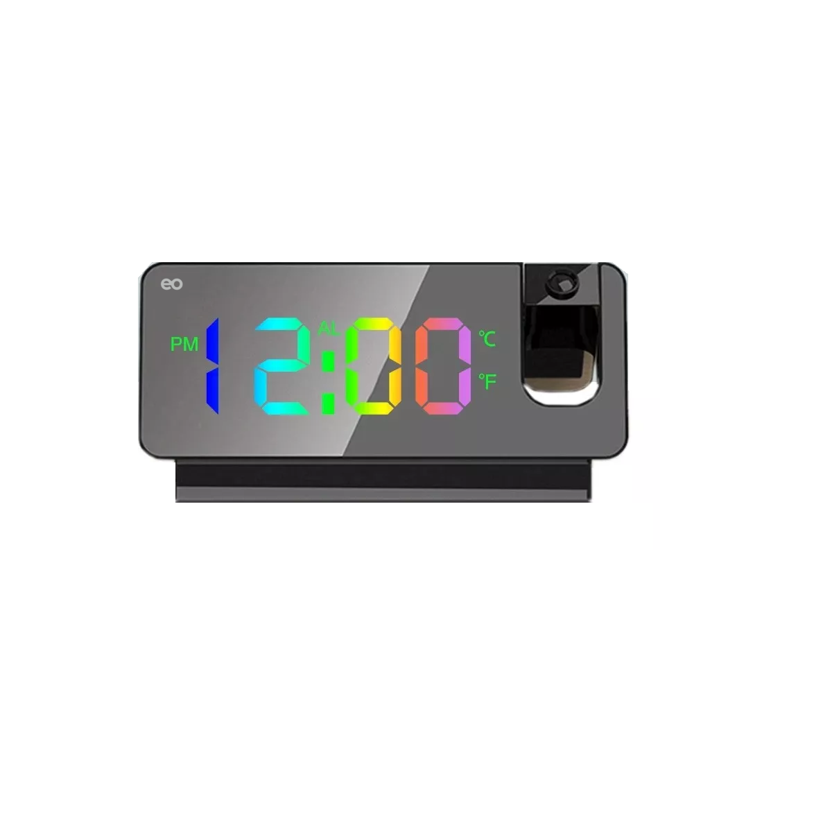 Foto 1 | Reloj Despertador Digital Proyector Inalámbrico 11 Color Led Eo Safe Imports Esi-11718-1 Blanco
