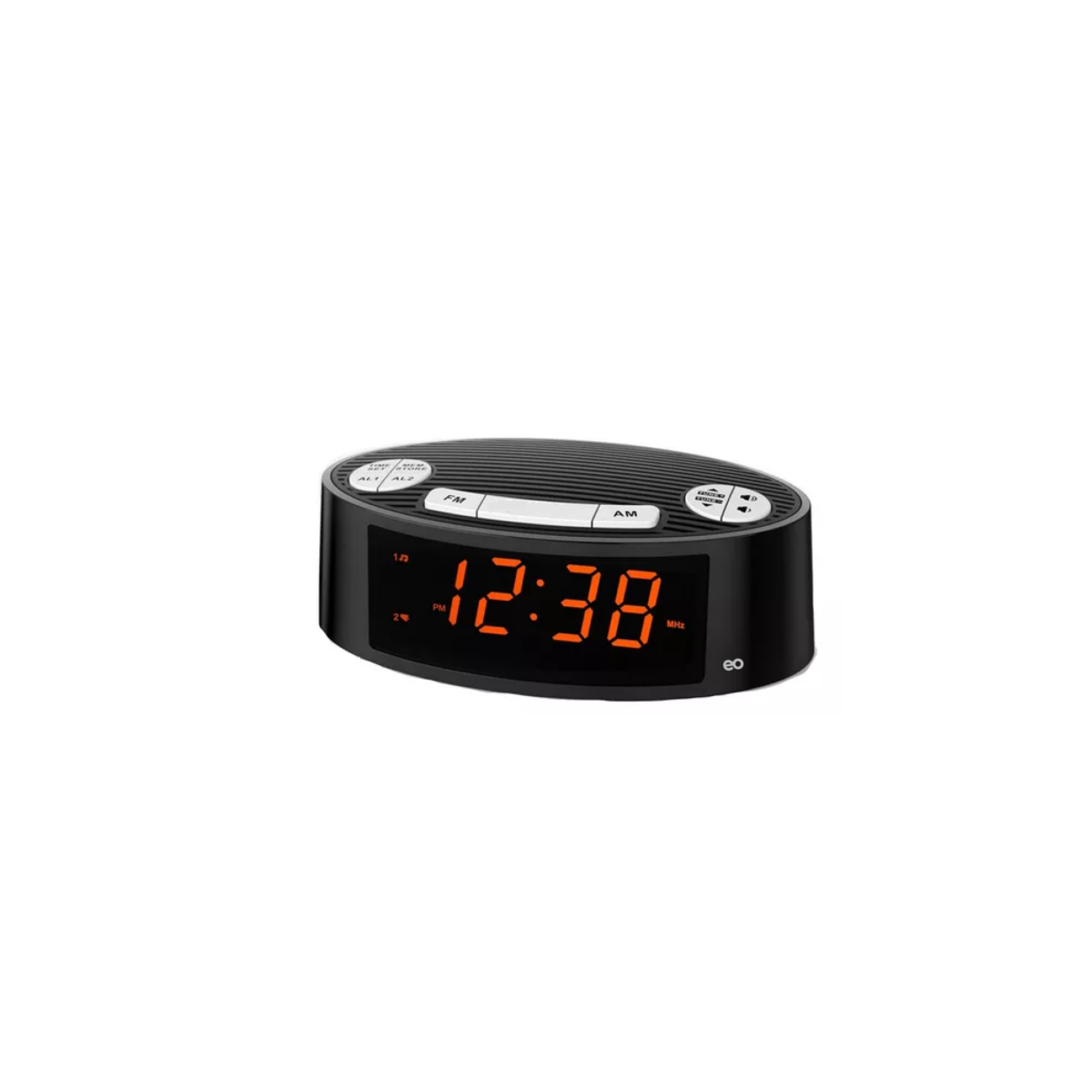 Foto 2 pulgar | Radio Reloj Despertador Fm/am Digital Led Bocina Eo Safe Imports Esi-16168-1 Negro