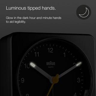 Foto 4 | Reloj Despertador Braun Classic Analógico Con Despertador Y Luz Bc03b - Venta Internacional.