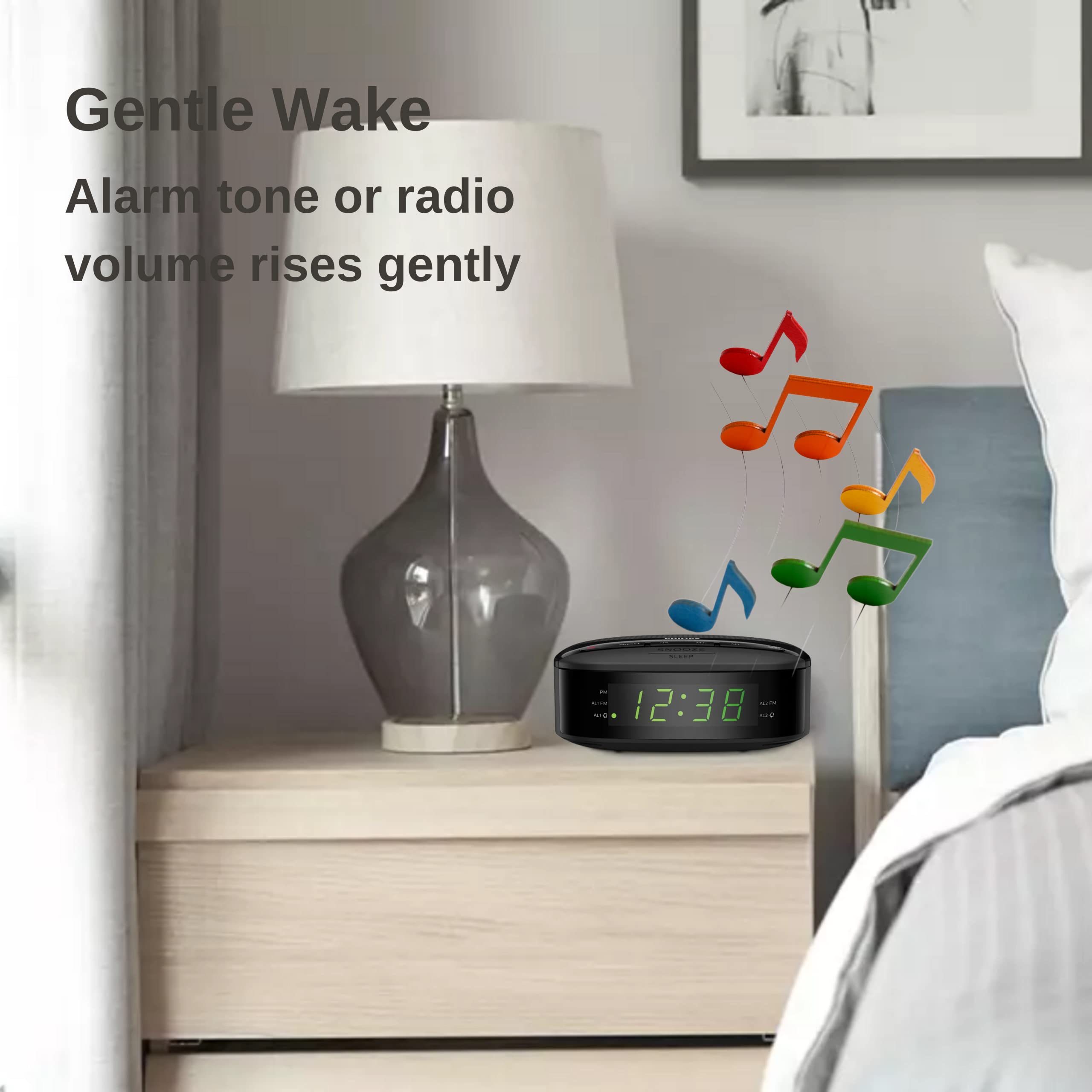 Foto 3 pulgar | Radio-despertador Philips Para Dormitorios Con Pantalla Led - Venta Internacional.