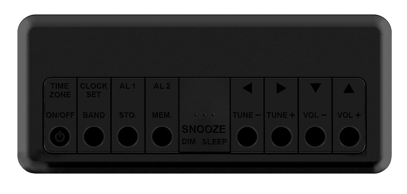 Foto 3 | Radio Despertador Emerson Cks2023am/fm Con Led De 0.6 Pulgadas, Color Negro - Venta Internacional.