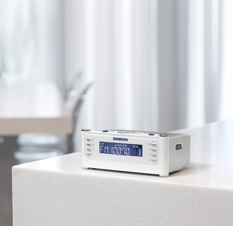 Foto 4 | Radio-reloj Sangean Rcr-22 Atomic Fm/am Con Entrada Auxiliar Plateada - Venta Internacional.