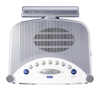 Foto 5 | Radio-reloj Sangean Rcr-22 Atomic Fm/am Con Entrada Auxiliar Plateada - Venta Internacional.