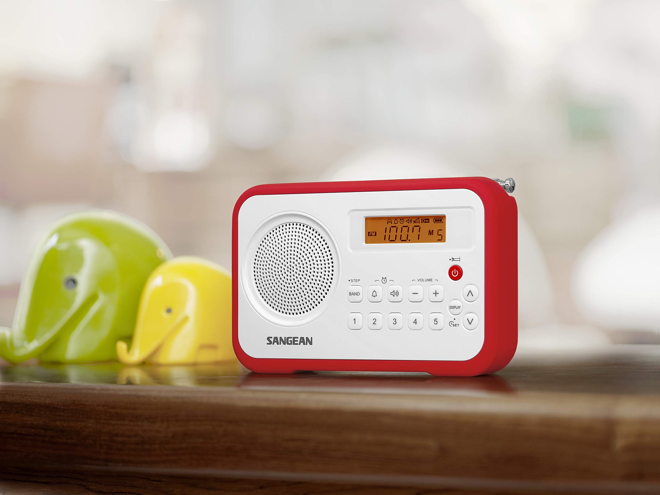 Foto 2 | Radio Digital Portátil Sangean Pr-d18rd Am/fm Blanco/rojo - Venta Internacional.