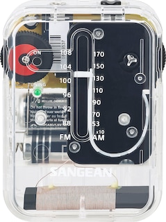 Foto 1 | Radio Analógica De Bolsillo Sangean Sr-32cl Am/fm Clear - Venta Internacional.