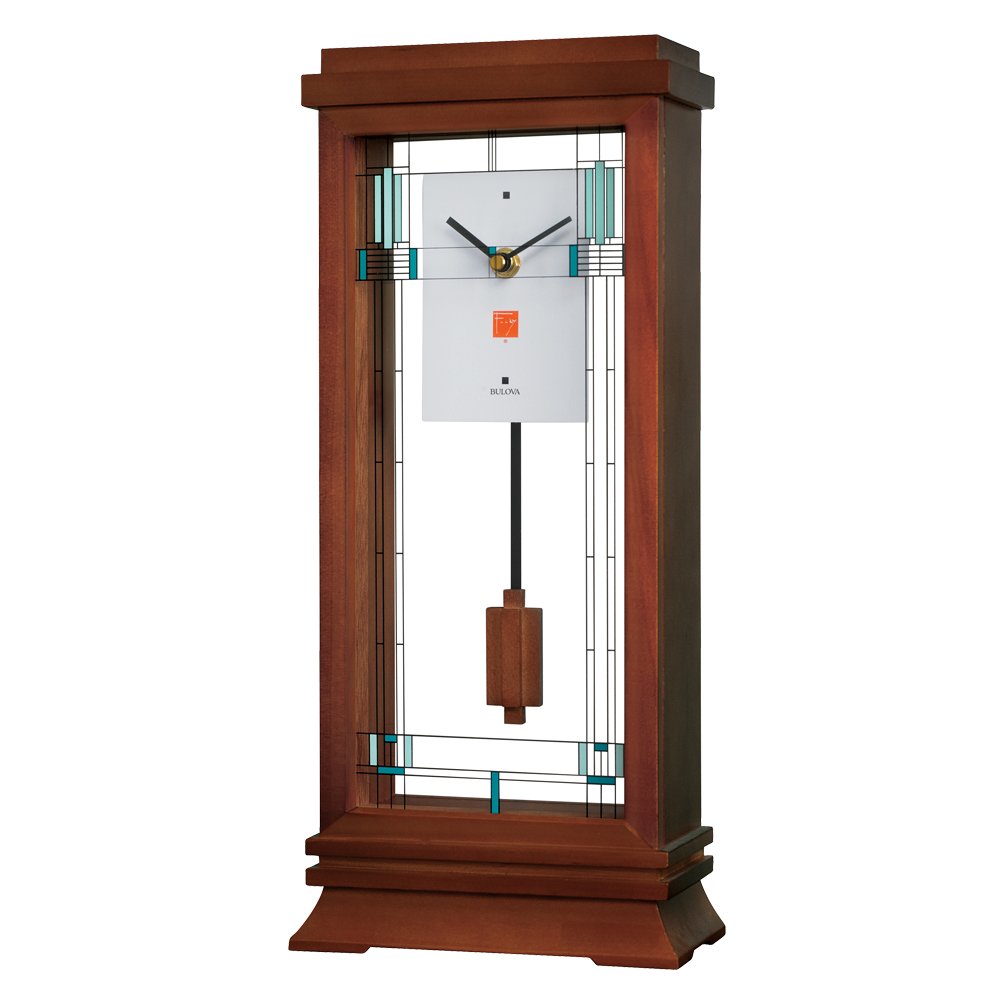 Reloj De Sobremesa Bulova B1839, Diseño De William Lloyd Wright - Venta Internacional.
