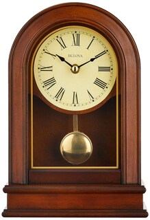 Foto 2 | Reloj De Sobremesa Bulova B7467 Hardwick Con Acabado Tradicional En Nogal - Venta Internacional.