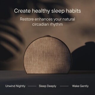Foto 6 | Reloj Despertador Hatch Restore 3 Sunrise, Máquina De Sonido, Luz Inteligente (cacao), Ruido Blanco, - Venta Interna