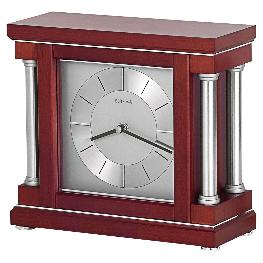 Foto 2 pulgar | Reloj De Sobremesa Bulova Ambiance, Caja De Madera Con Acabado Vino Oscuro - Venta Internacional.