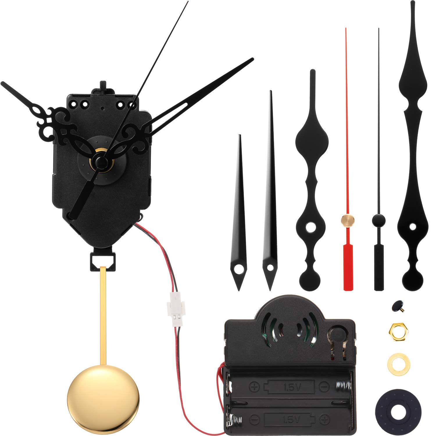 Foto 2 pulgar | Kit De Movimiento De Reloj Hicarer Con Forma De Péndulo De Cuarzo Con Manecillas - Venta Internacional.
