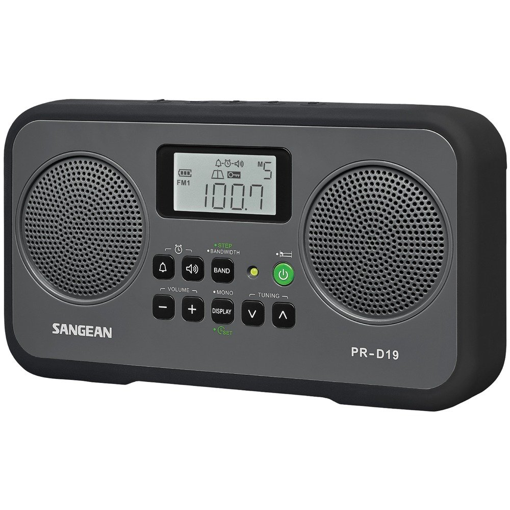 Radio Portátil Sangean Fm Estéreo/am Digital Sintonización Negra - Venta Internacional.