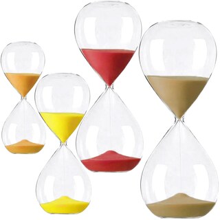 Foto 1 | Relojes De Arena Fácil Uso Mxgad-014 Ventdepot 4 Piezas Naranja, Amarillo, Rojo Y Café