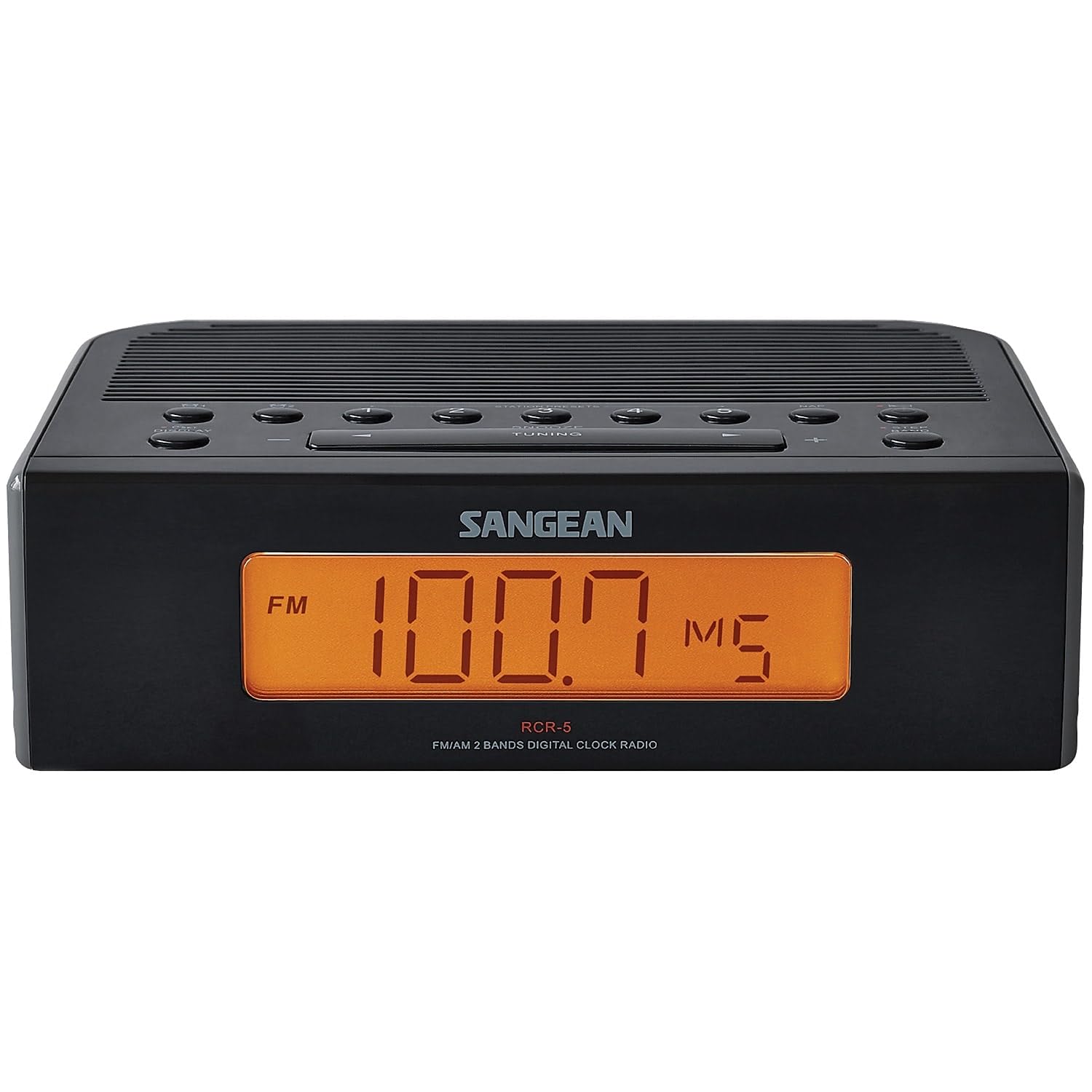 Foto 1 | Radio-despertador Sangean Rcr-5 Digital Am/fm Con Alarma Dual, Color Negro - Venta Internacional.