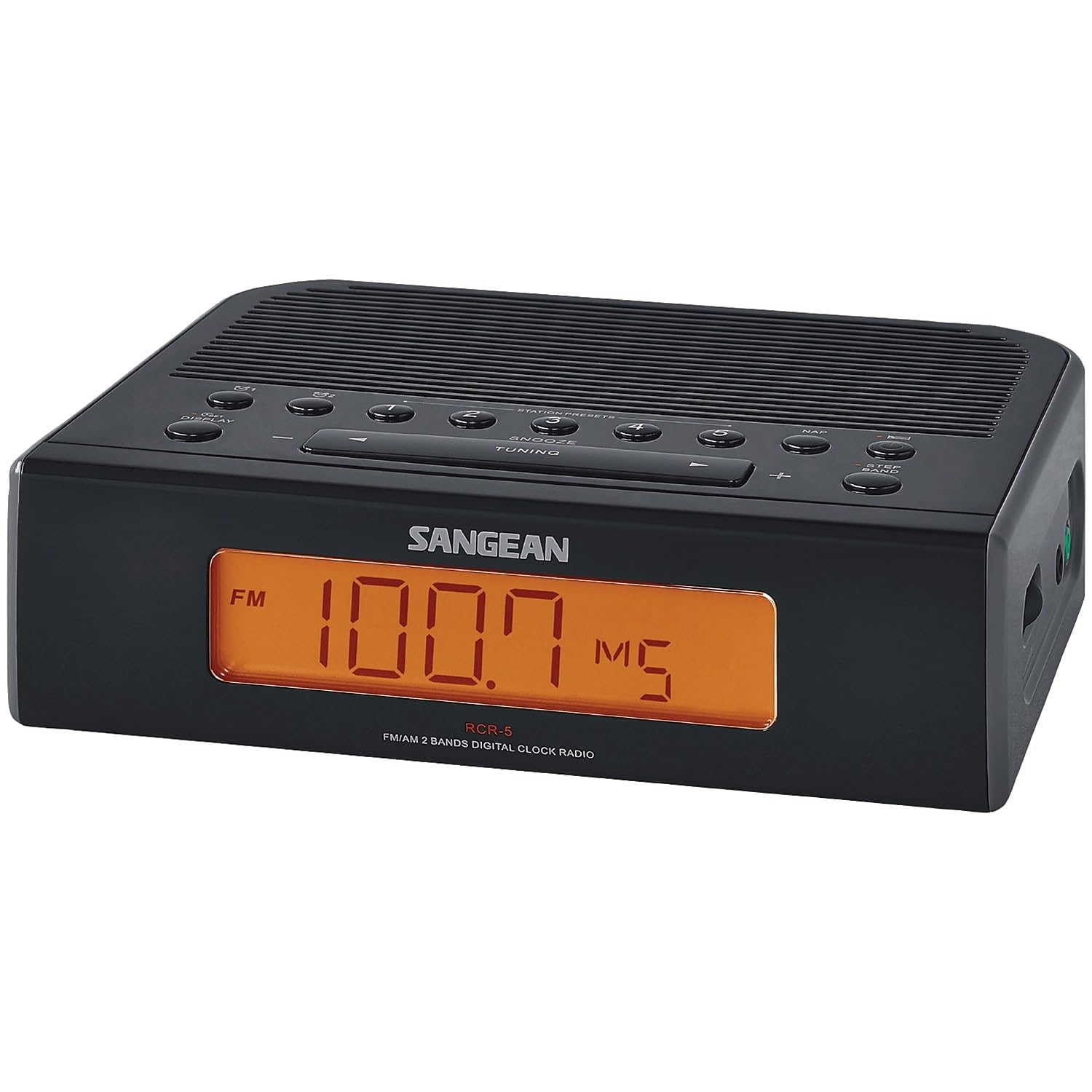 Foto 3 pulgar | Radio-despertador Sangean Rcr-5 Digital Am/fm Con Alarma Dual, Color Negro - Venta Internacional.