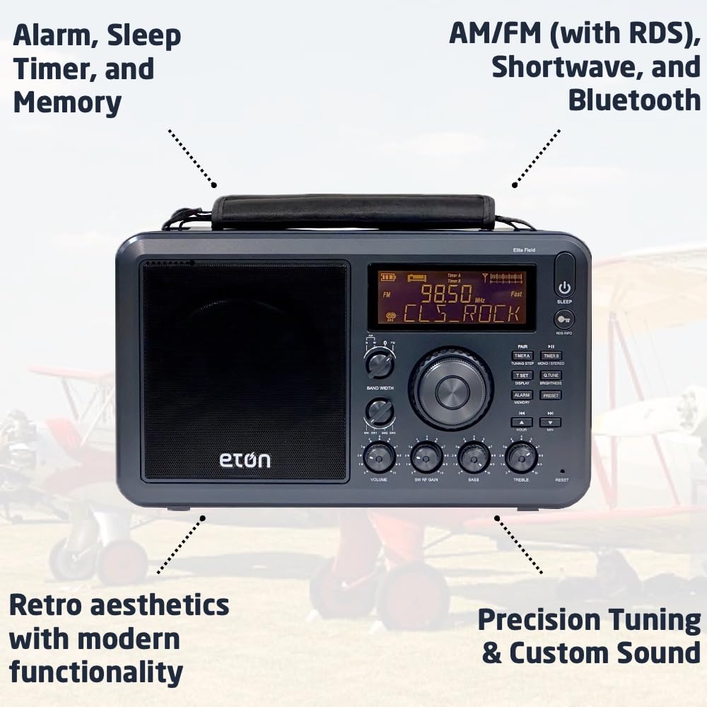 Foto 5 pulgar | Radio Eton Elite Field Con Am/fm, Onda Corta, Rds Y Bluetooth - Venta Internacional.
