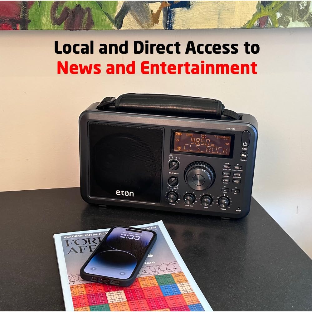 Foto 7 pulgar | Radio Eton Elite Field Con Am/fm, Onda Corta, Rds Y Bluetooth - Venta Internacional.