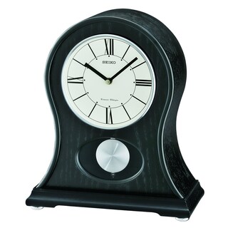 Foto 1 | Carcasa Redonda De Madera Negra Con Forma De Campanilla Seiko James - Venta Internacional.