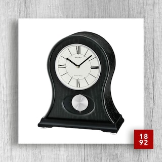 Foto 3 | Carcasa Redonda De Madera Negra Con Forma De Campanilla Seiko James - Venta Internacional.