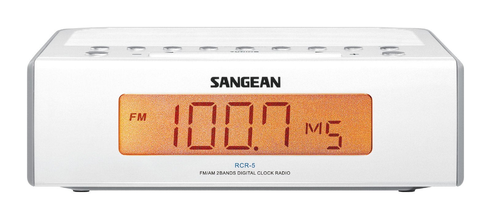 Foto 3 pulgar | Radio-despertador Sangean Rcr-5 Digital Am/fm Blanco - Venta Internacional.