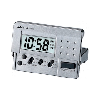 Foto 1 | Reloj De Viaje Casio Led Digital Pq10d-8 Con Alarma Y Luz Nocturna - Venta Internacional.