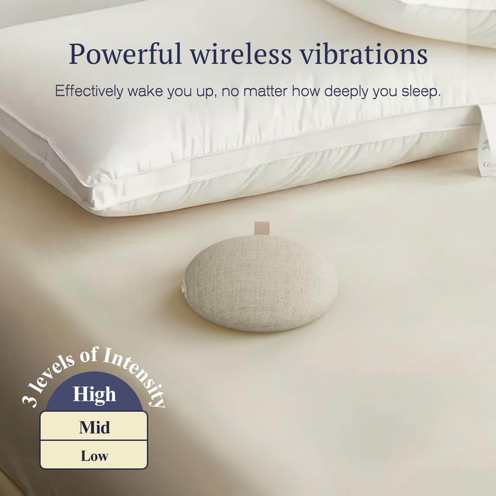 Foto 3 | Despertador Anjank Loud Con Agitador De Cama Inalámbrico Y Luz De 9 Colores - Venta Internacional.