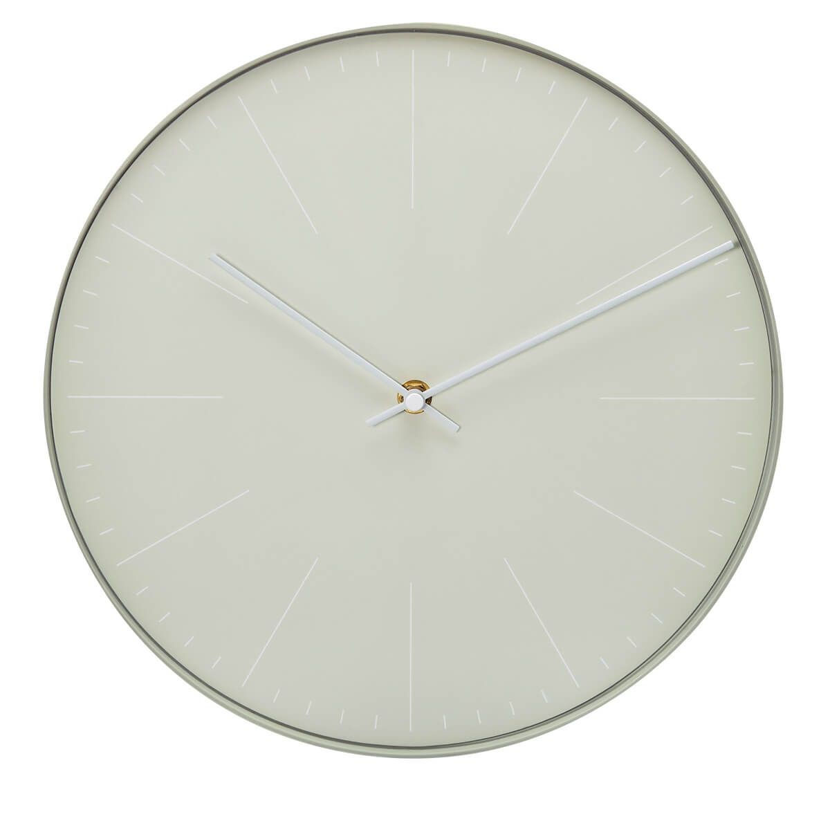 Reloj  De Pared De Aluminio Blanco