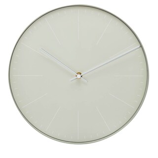 Foto 1 | Reloj De Pared De Aluminio Blanco