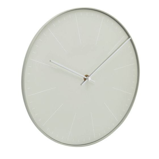 Foto 2 | Reloj  De Pared De Aluminio Blanco