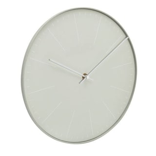 Foto 2 | Reloj De Pared De Aluminio Blanco