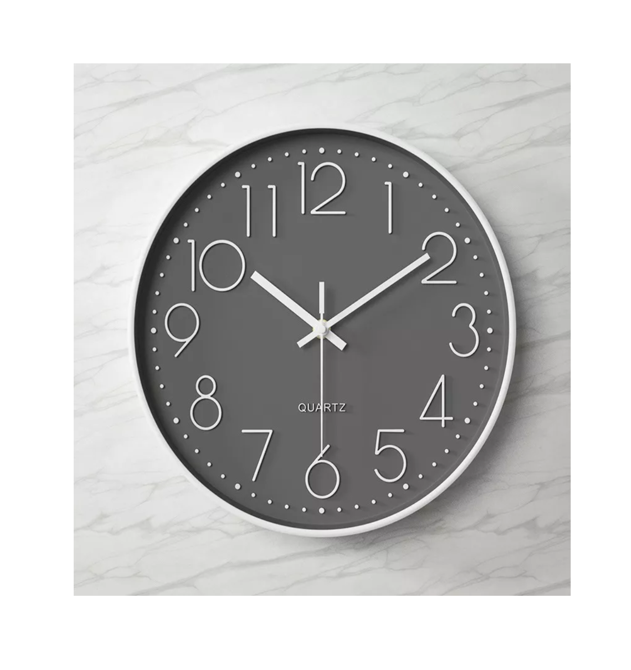 Foto 5 pulgar | Reloj de Pared Cuarzo Lab.G Gris