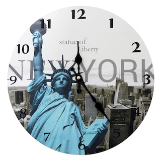 Foto 1 | Reloj de Pared Vintage Aquila 33 cm New York