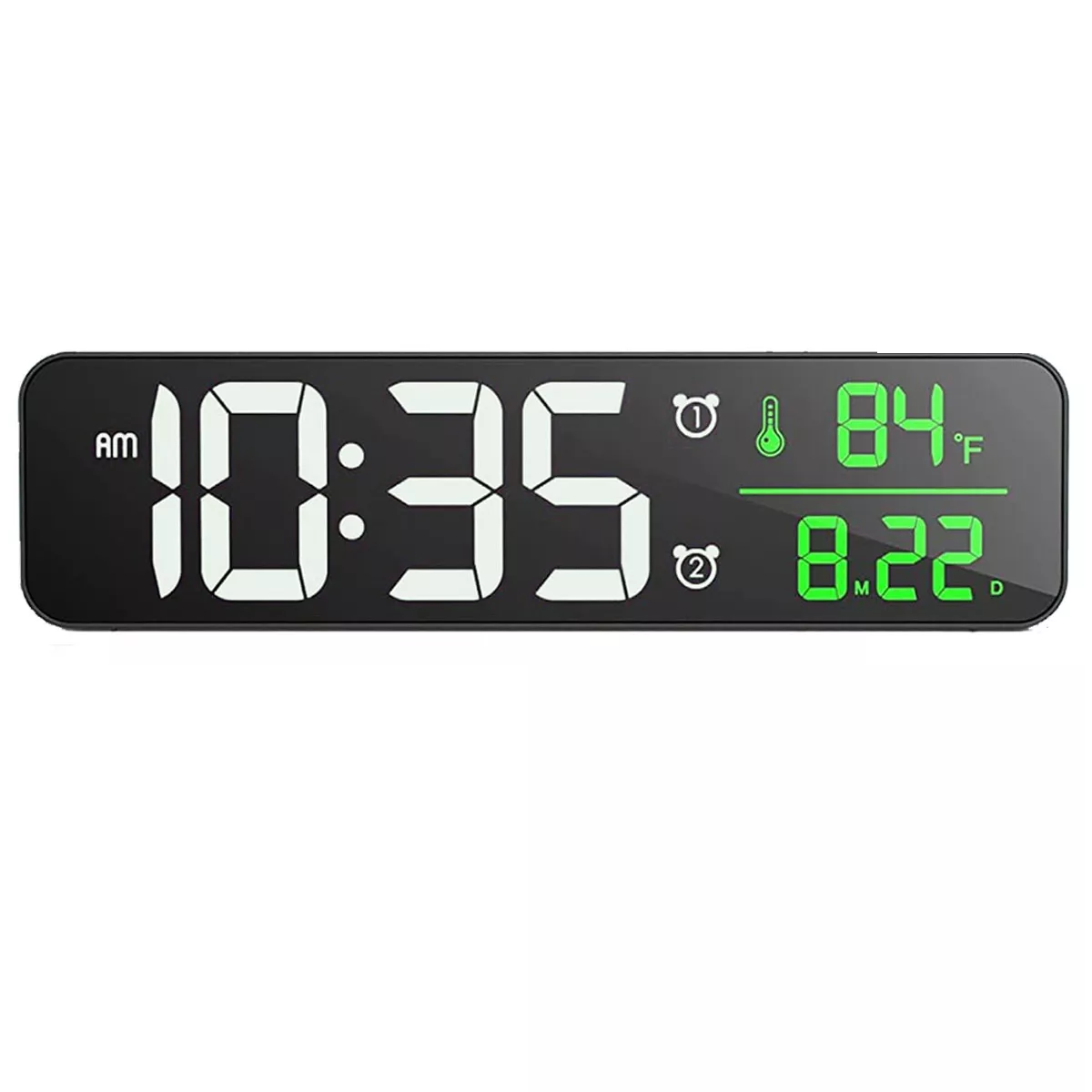 Foto 1 | Reloj de Pared Digital Led Eo Safe Imports Esi-12983 Con Termómetro Alarmas Calendario