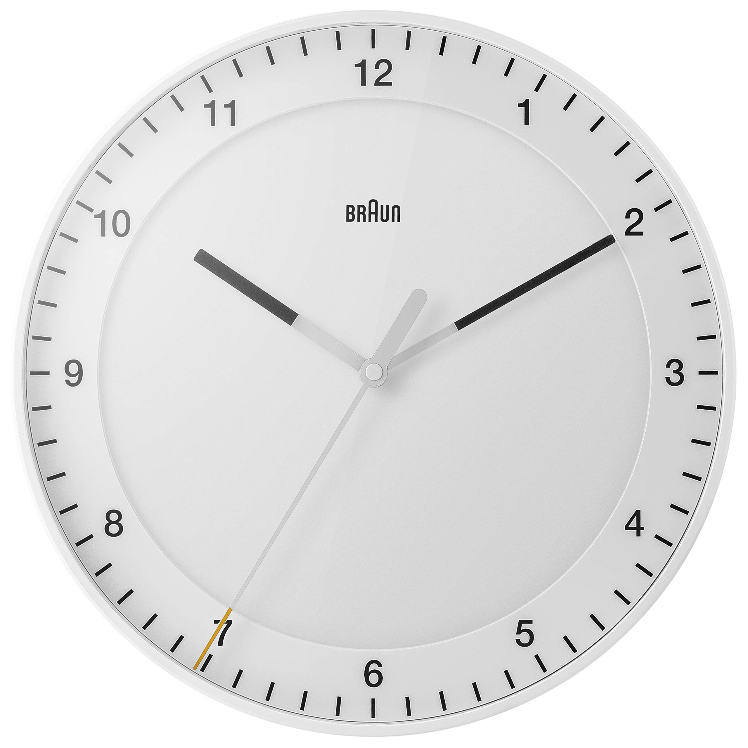 Foto 2 pulgar | Reloj de Pared Braun Bc17w Diseño Silencioso Mango de Barrido Blanco - Venta Internacional