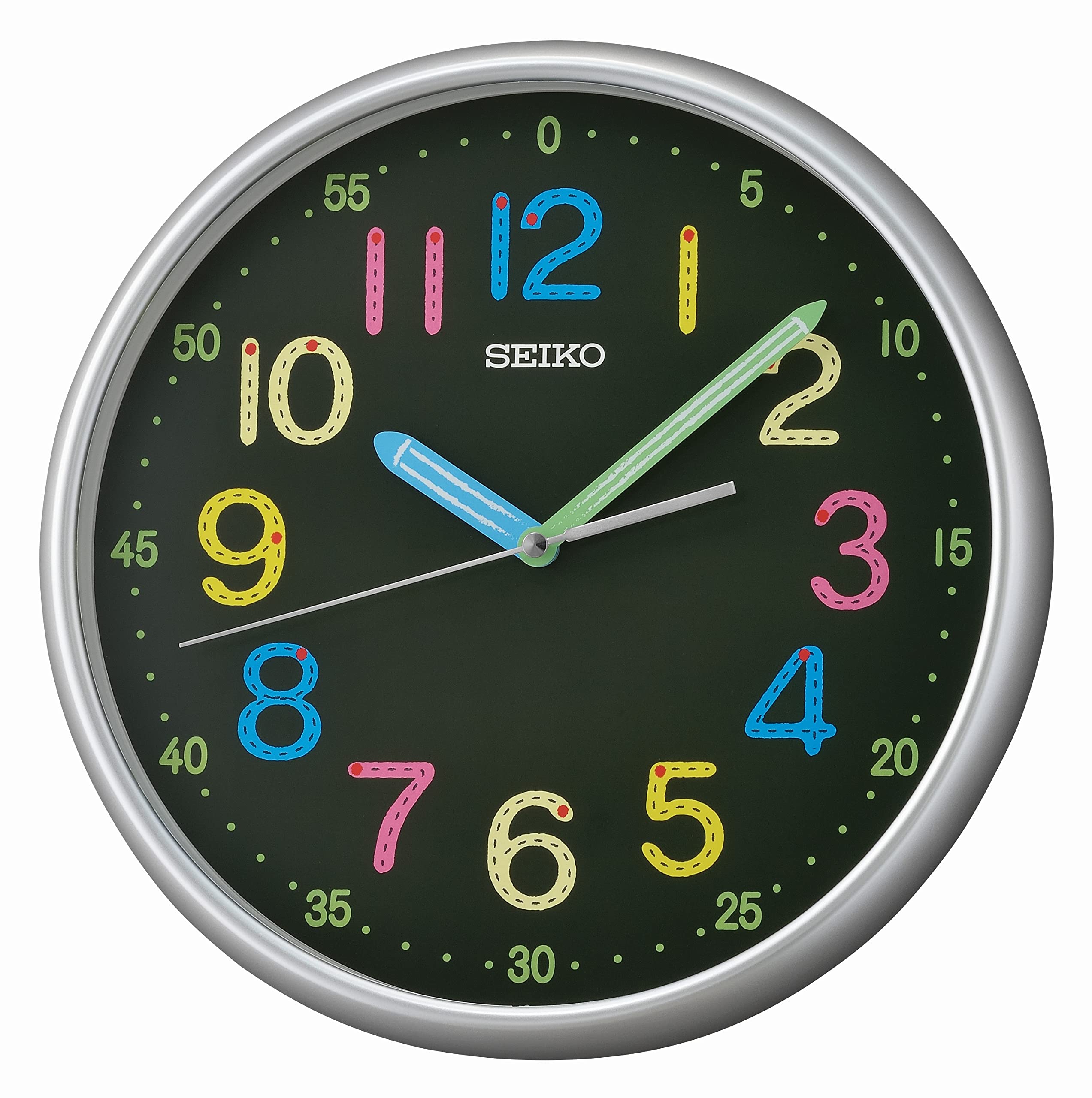 Foto 2 pulgar | Reloj de Pared Seiko Shuyona 30 cm de Diámetro para Niños - Venta Internacional