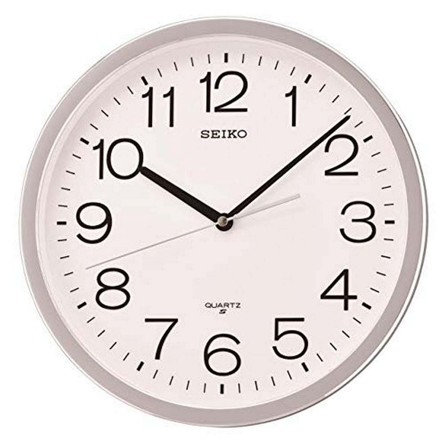 Reloj de Pared Seiko Classic Numerado 30 cm Plateado - Venta Internacional