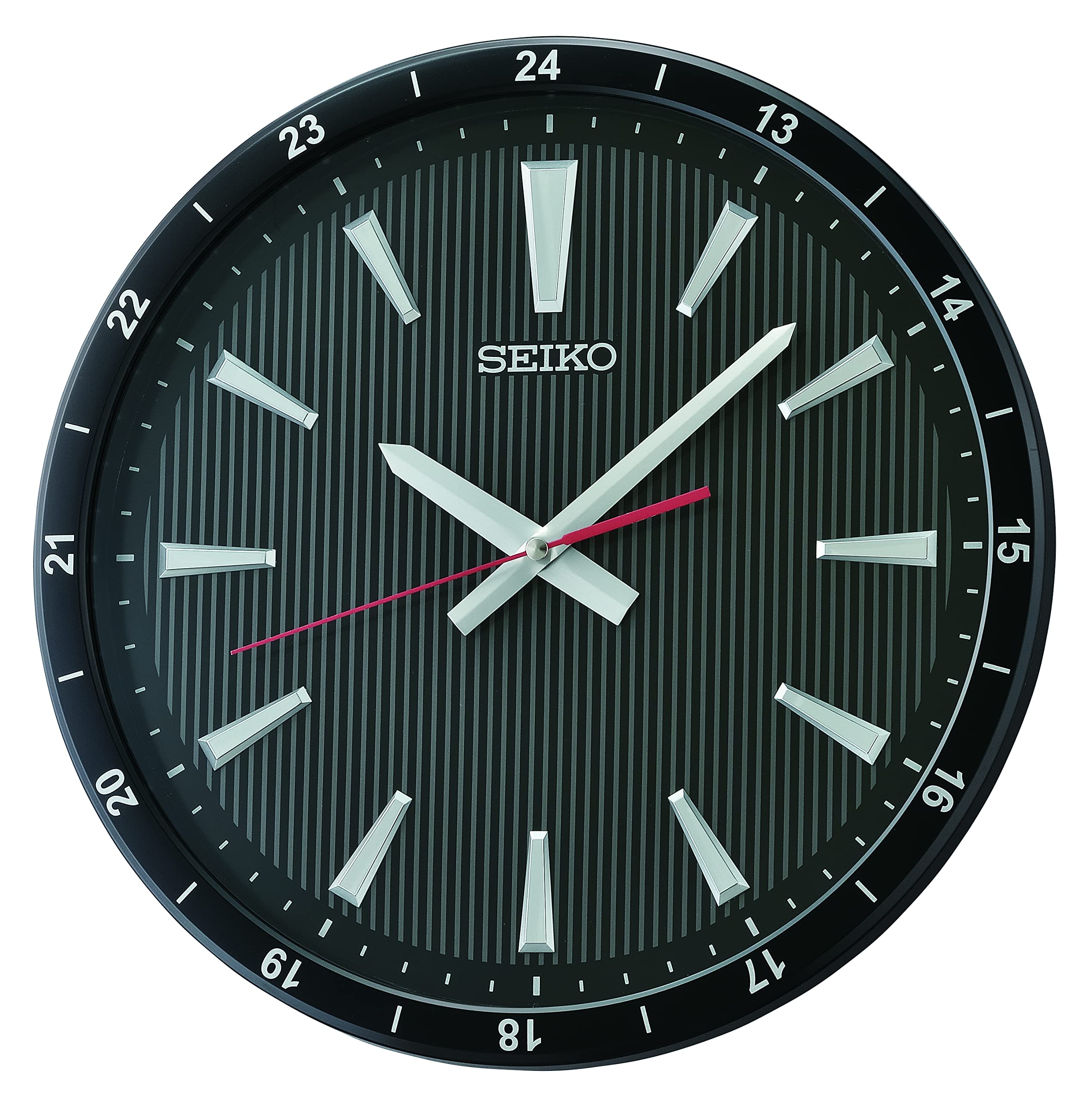 Foto 2 pulgar | Reloj de Pared Seiko Kao Negro 35 cm - Venta Internacional