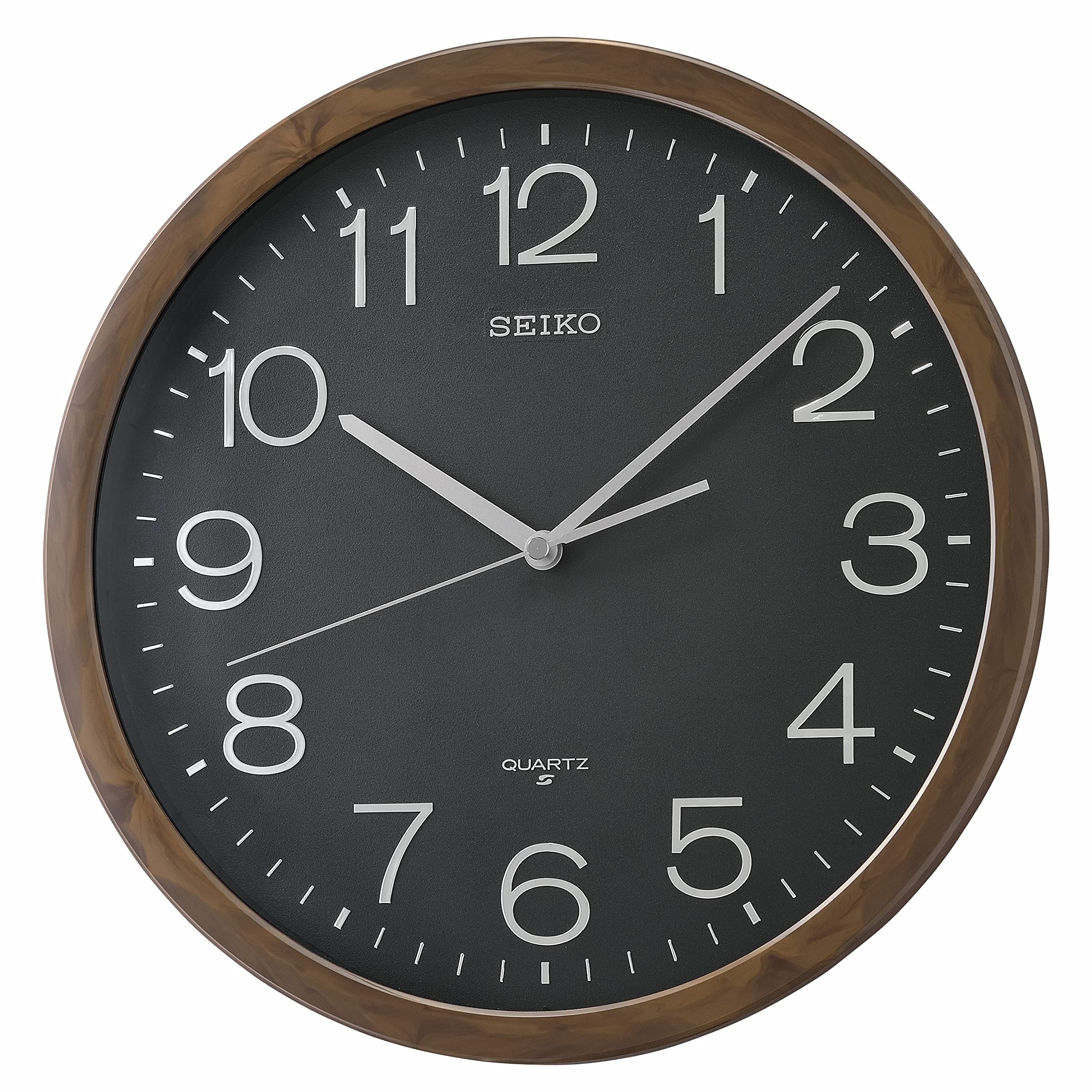 Foto 2 pulgar | Reloj de Pared Seiko Shigato Negro 35cm - Venta Internacional