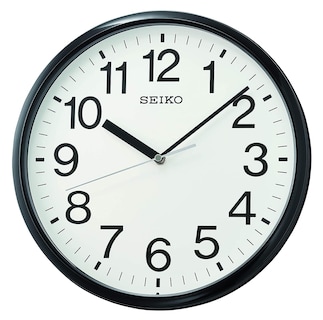 Foto 1 | Reloj de Pared Seiko Business 30 cm Negro - Venta Internacional