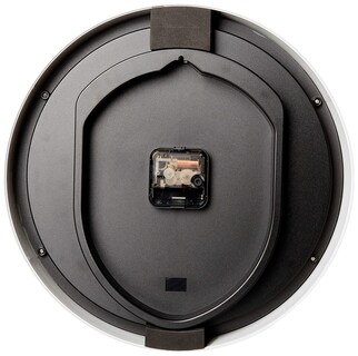 Foto 3 | Reloj de Pared Seiko Negro y Plateado con Esfera de 35 cm Diseño Quiet Sweep - Venta Internacional