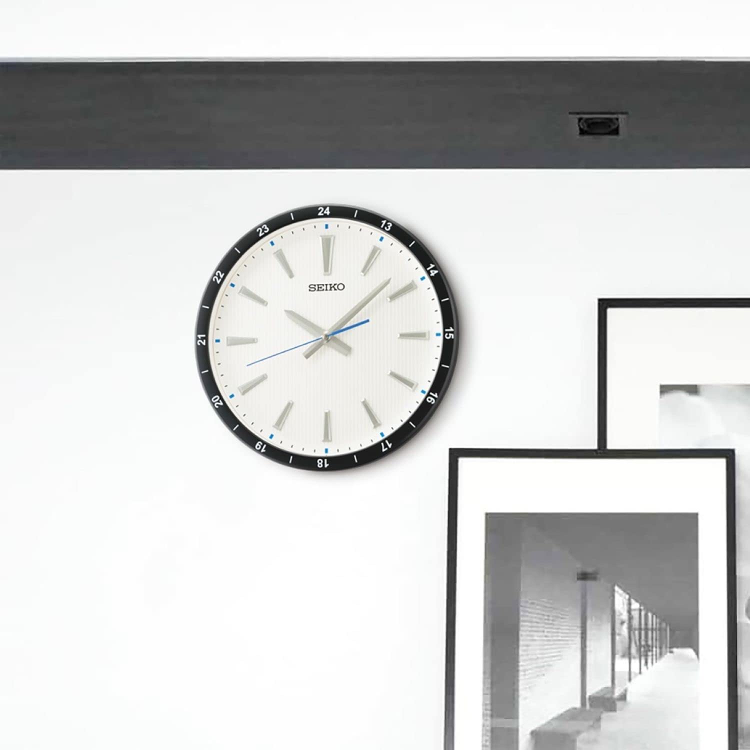 Foto 4 pulgar | Reloj de Pared Seiko Kao 35 Cm Blanco - Venta Internacional