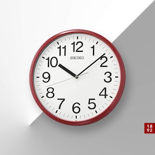 Foto 3 | Reloj de Pared Seiko Business Rojo 30 cm - Venta Internacional