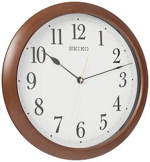 Foto 1 | Reloj De Pared Seiko Numerado Con Acabado En Madera, 40 Cm De Diámetro - Venta Internacional.