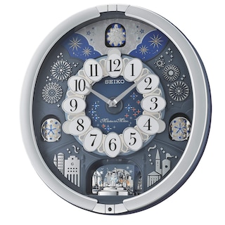 Foto 1 | Reloj De Pared Seiko Melodies In Motion Glittering Starry Night - Venta Internacional.